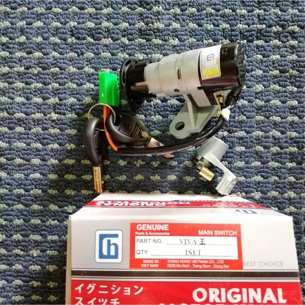 Ổ khóa 6 cạnh suzuki viva 110