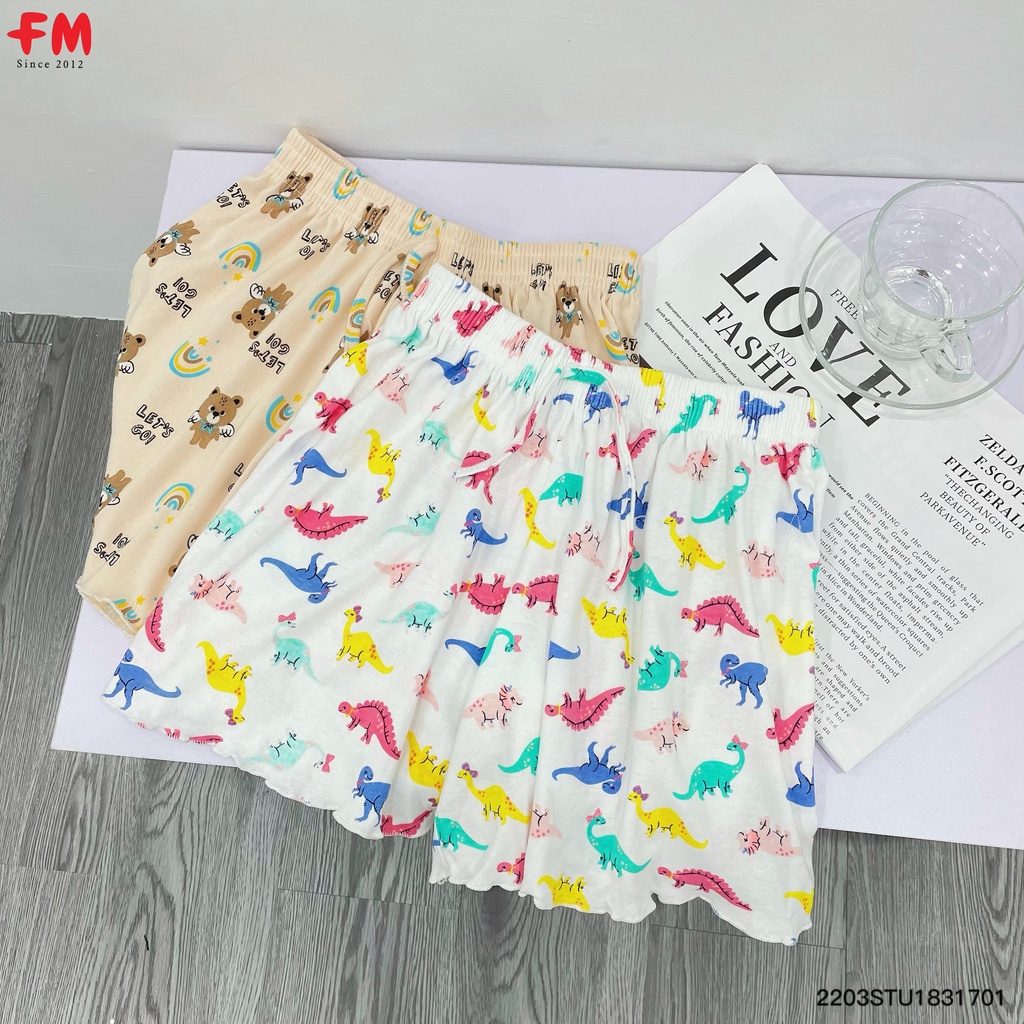 Quần đùi nữ mặc nhà bo viền hoạ tiết dễ thương fmstyle thời trang mặc nhà ulzzang, Xả kho giá rẻ 3 quần 90k 220401302
