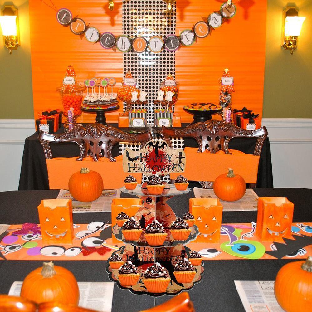 Lloyd Giá Đỡ Bánh Kem Tráng Miệng Cỡ Lớn Hình Dơi Bí Ngô Phù Thủy Trang Trí Tiệc Cưới Sinh Nhật Halloween