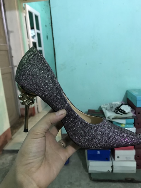 Giày cao gót/Giày nữ, sexy,, mũi nhọn, gót nhỏ, kiểu dáng thời trang, phong cách Hàn Quốc