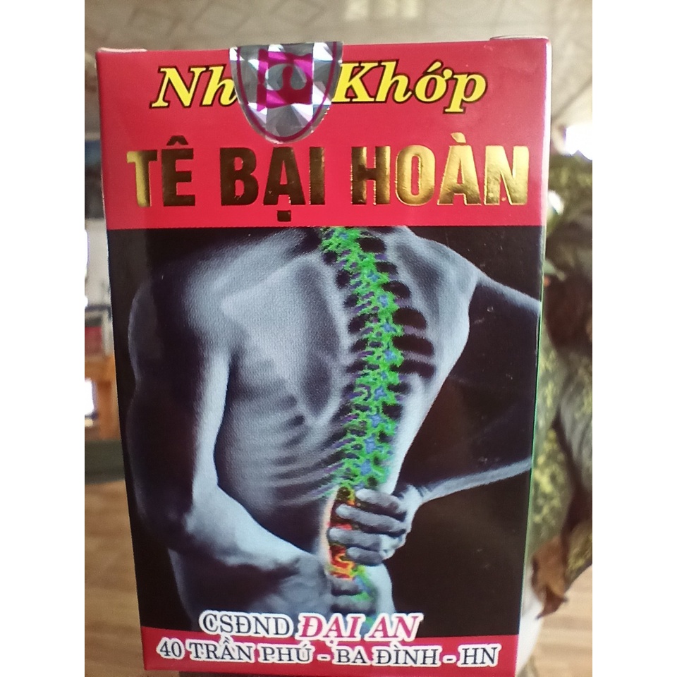 Nhức Khớp Tê Bại Hoàn Giảm đau nhức xương khớp hiệu quả Lọ 40 viên Hoàn