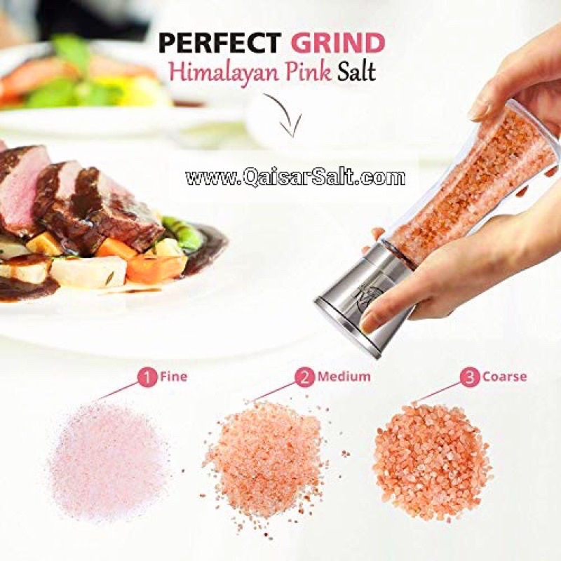 Hũ xay muối hồng Himalaya cao cấp tiện lợi