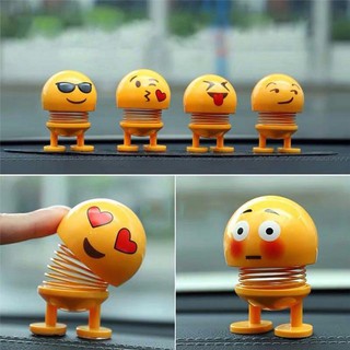 [Giảm giá] Thú Nhún Emojji con lắc lò xo để trên ô tô, trên bàn làm việc - Giá 1 con
