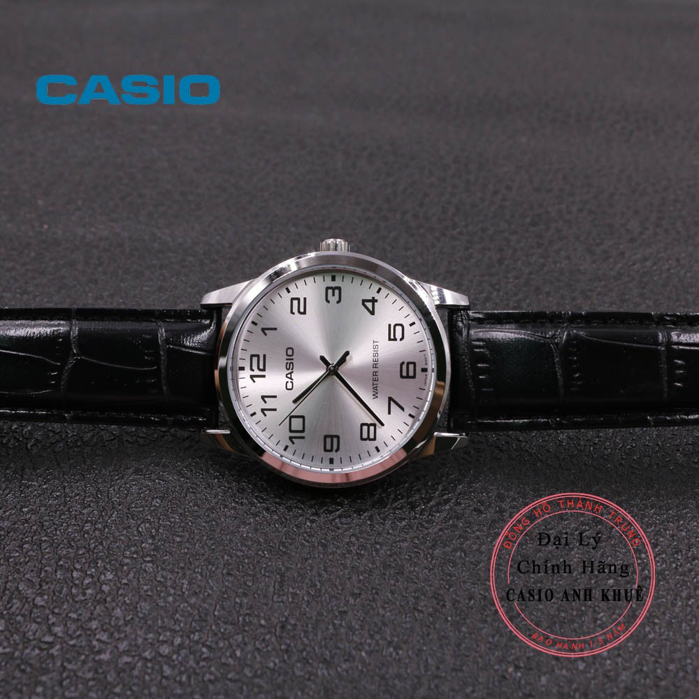 Đồng hồ đôi Casio MTP-V001L-7BUDF &amp; LTP-V001L-7BUDF dây da