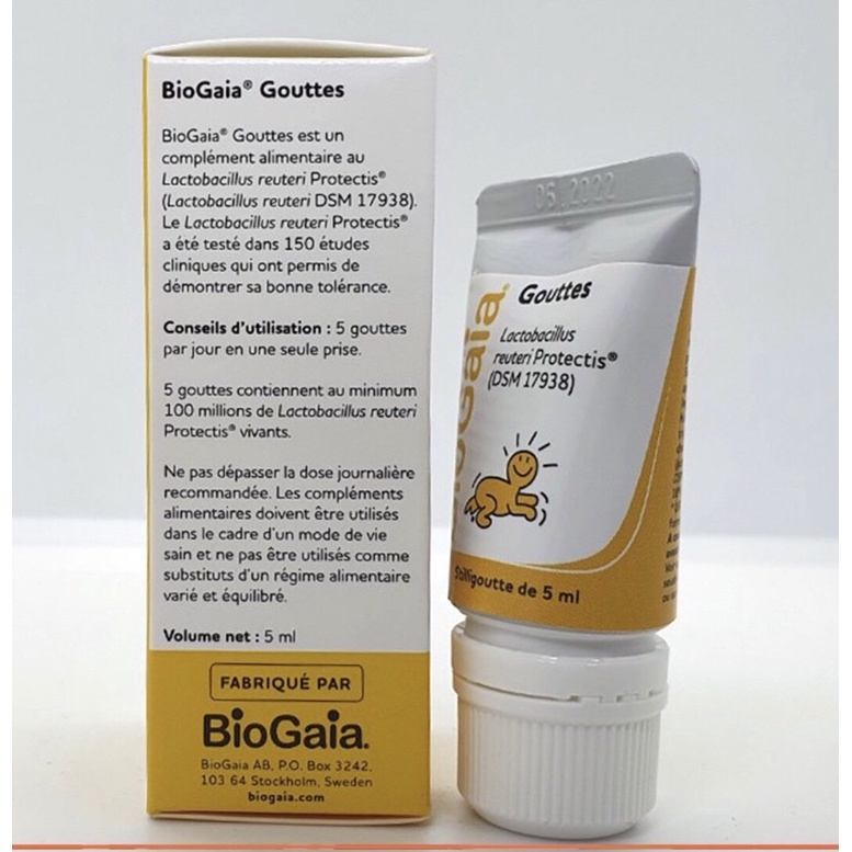 Men BioGaia protectis , men vi sinh nhập khẩu chính hang Thuỵ Điển