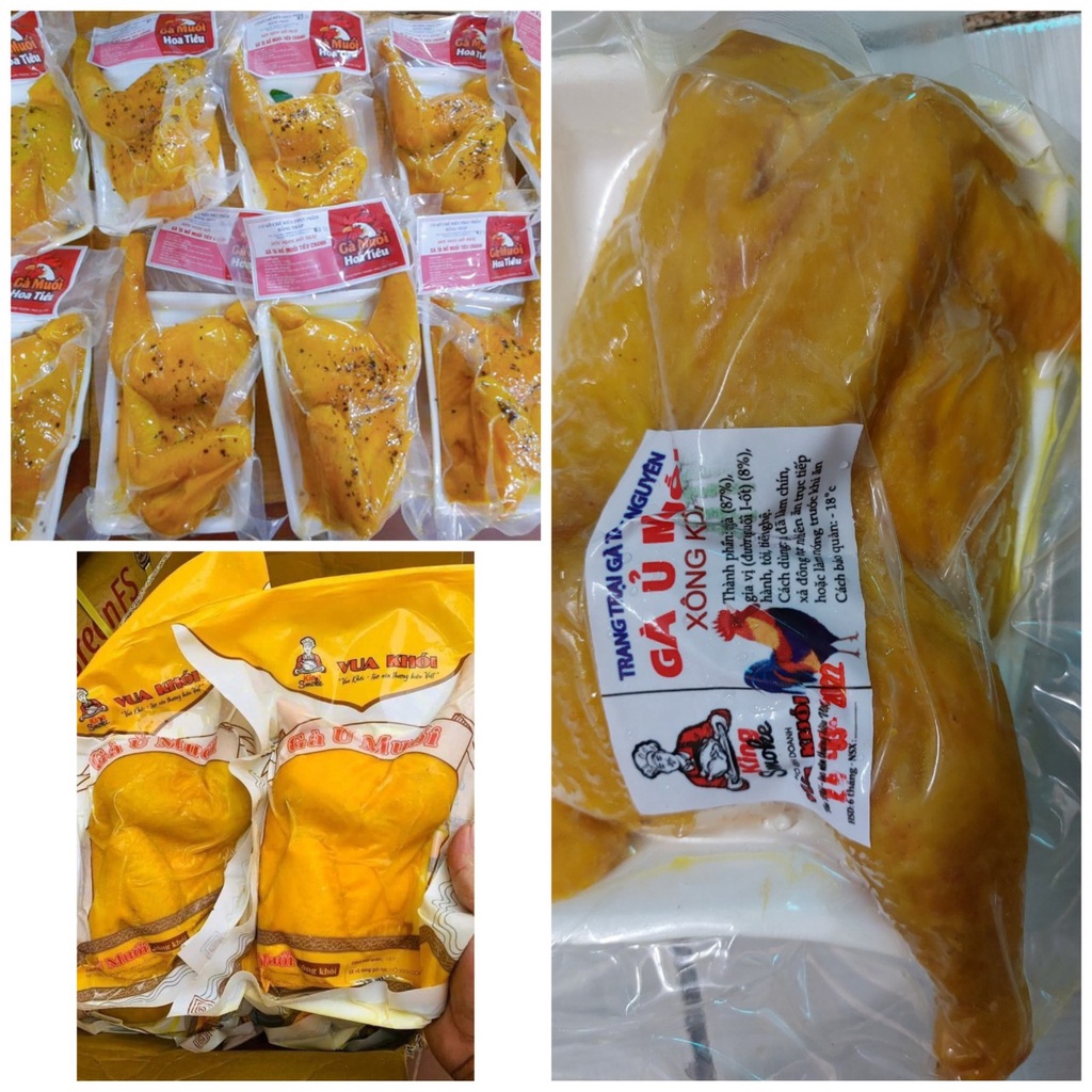 Gà Ủ Muối Hoa Tiêu, Vua Khói (Nguyên Con, Nửa Con)