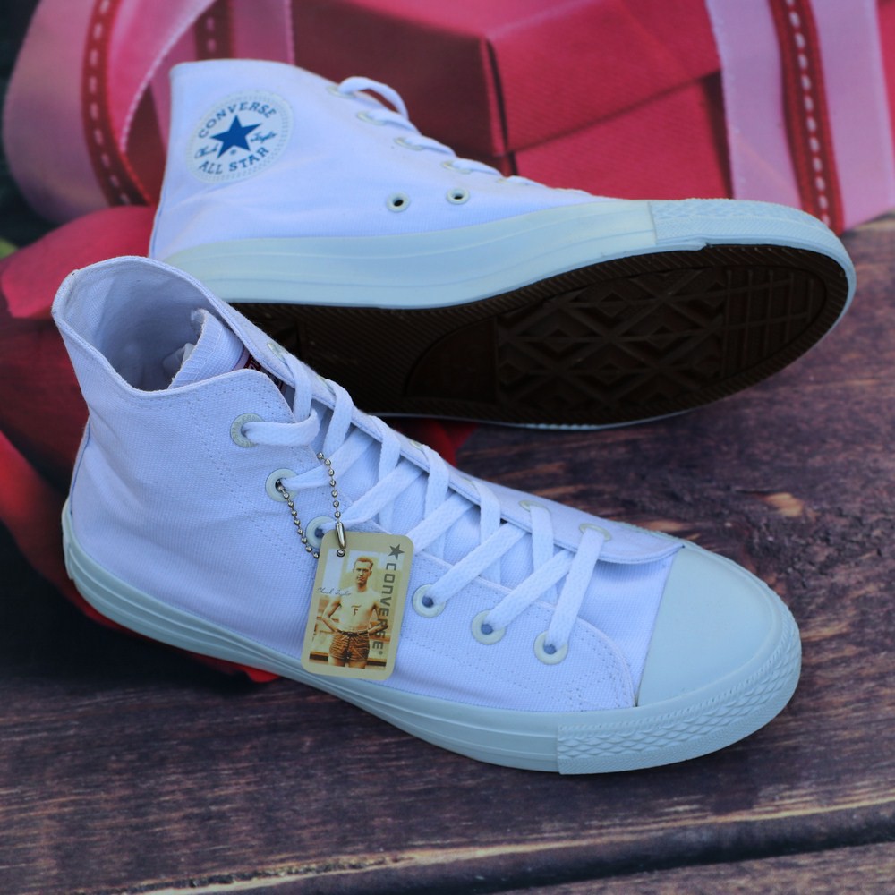 Giày Chuck II Nam Trắng Cổ Cao DLS | BigBuy360 - bigbuy360.vn