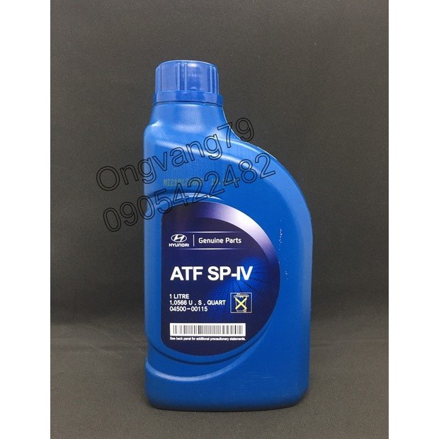 [Hàng Chính hãng] Dầu hộp số tự động ATF SP-IV xe Hyundai, Kia