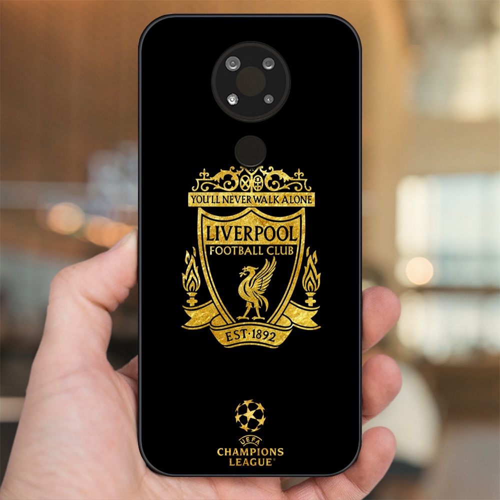 Ốp lưng Nokia 3.4 viền đen in hình Liverpool FC
