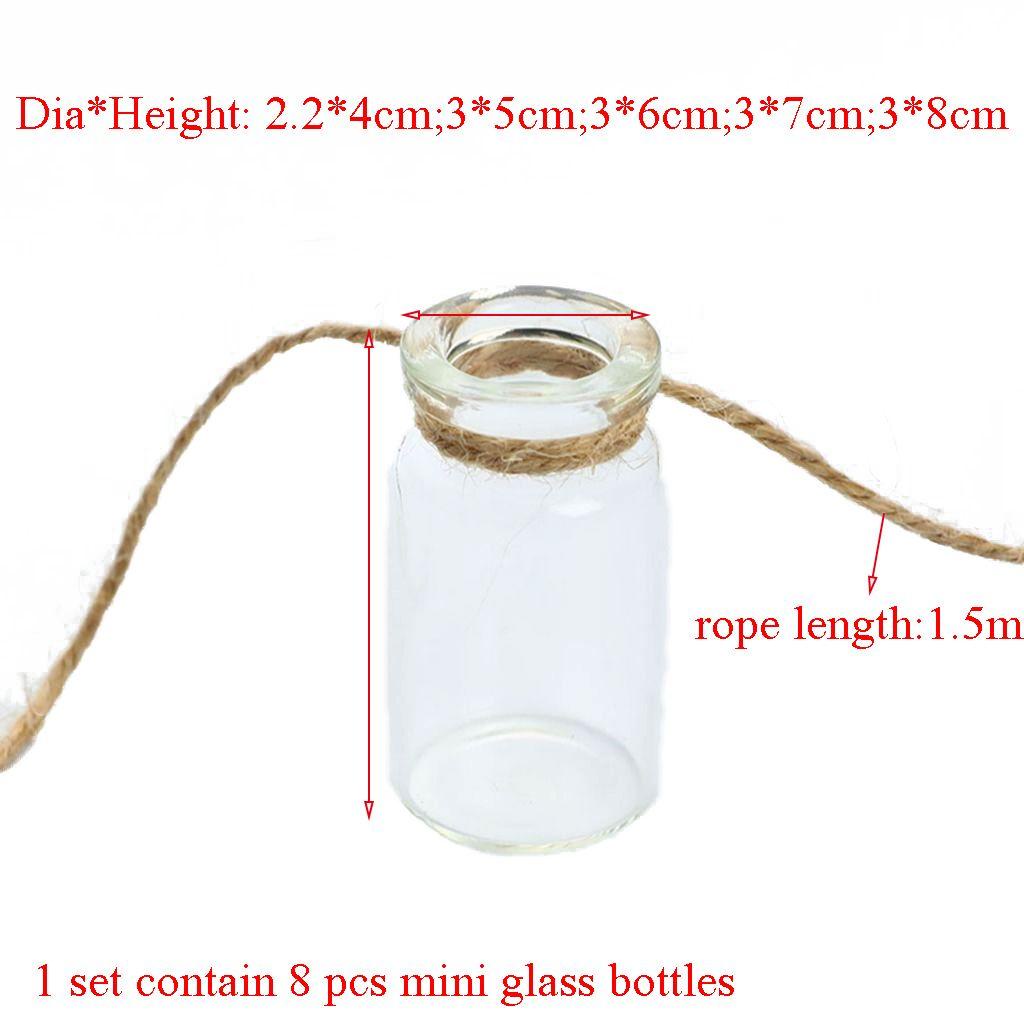 Bình Thủy Tinh Trồng Cây Thủy Canh Mini Kèm Chuông Gió Sáng Tạo Dùng Làm Đạo Cụ Chụp Ảnh