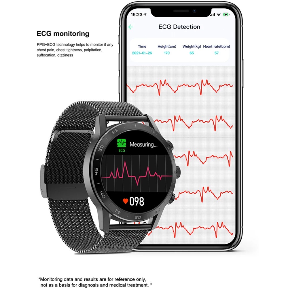 Đồng Hồ Thông Minh DT70 Đa Năng 2022 1.39-Inch ECG IP68 KK70 Kết Nối Bluetooth