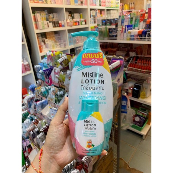 💙MISTINE💫 LOTION SUPER NANO WHITENING Sữa dưỡng trắng da thái chính hãng