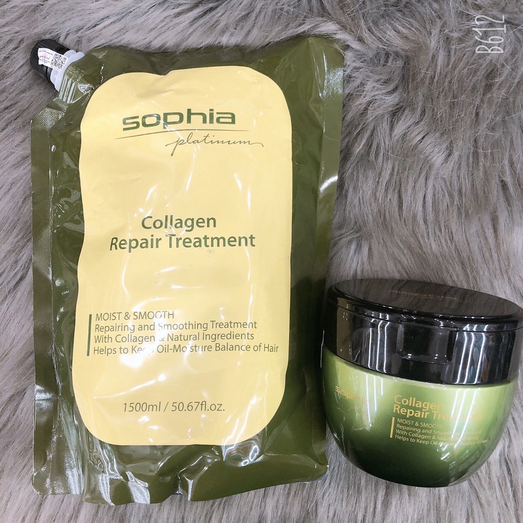 Hấp thảo dược Collagen dành cho tóc hư tổn Sophia Obsidian thumbnail