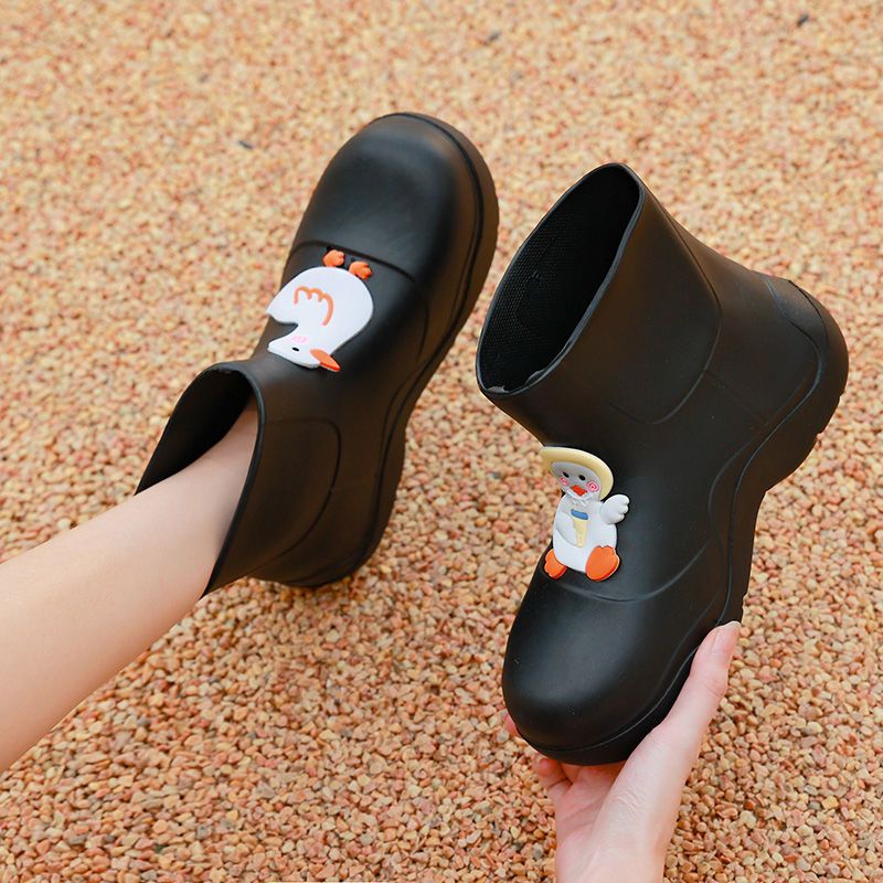 Ủng Đi Mưa Chống Trượt Thiết Kế Dễ Thương Thời Trang