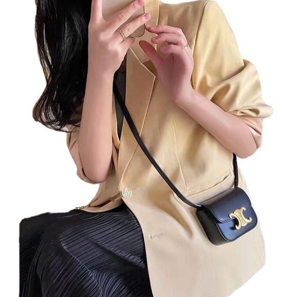 Túi Đựng Tai Nghe Hình Vuông Phong Cách Retro Dành Cho Nữ