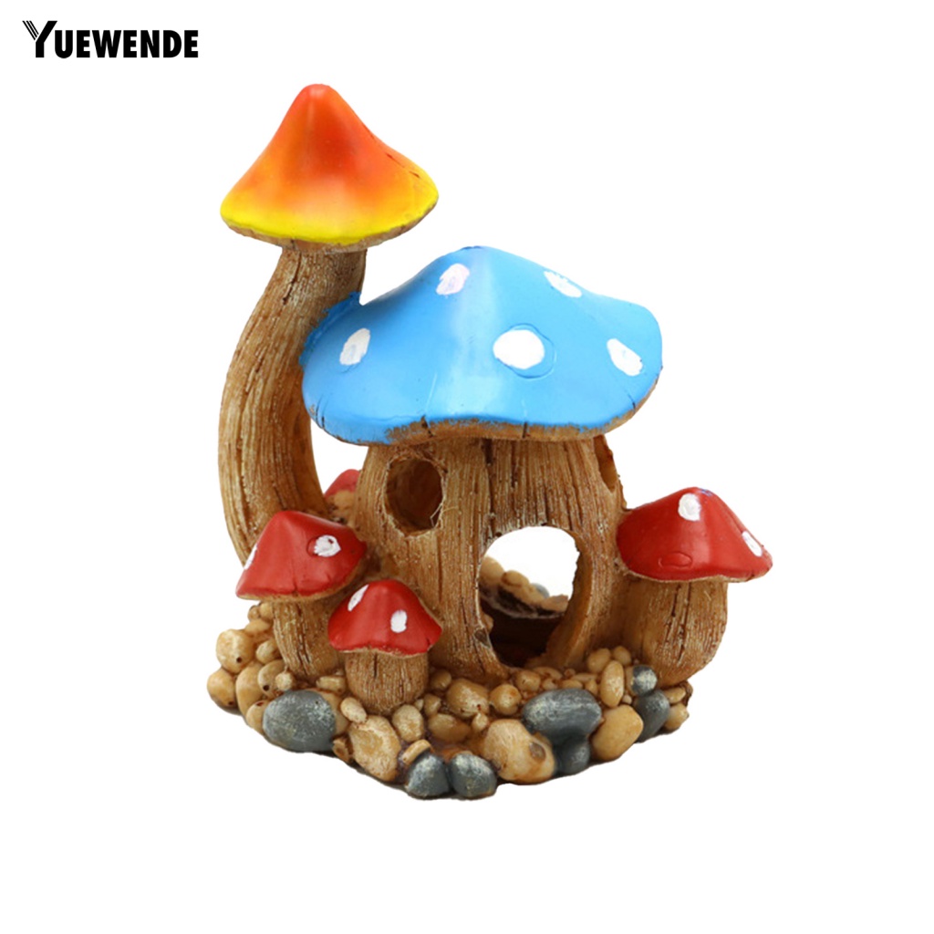 Ngôi Nhà Nấm Dùng Trang Trí Bể Cá Độc Đáo