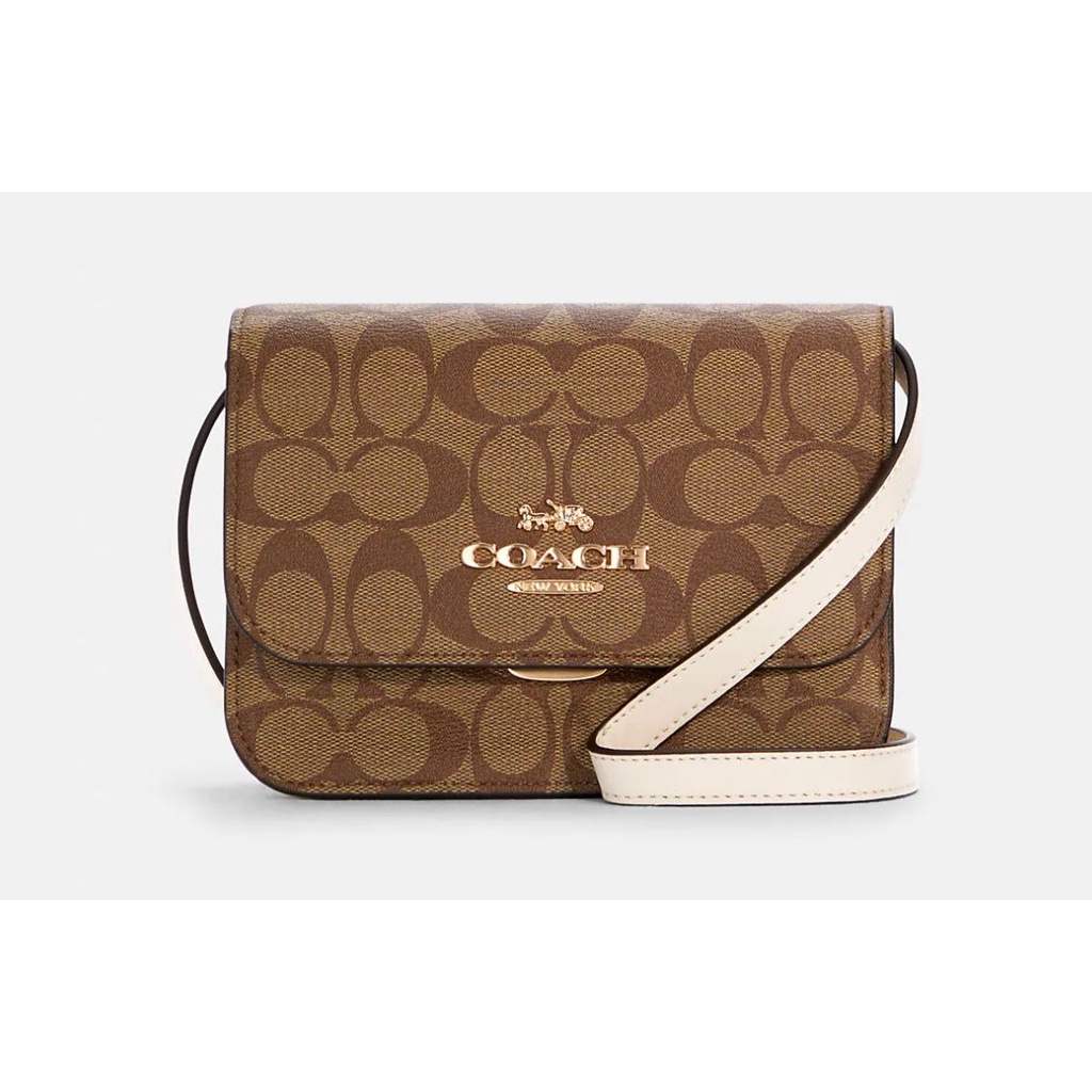 Coach Mini Brynn Crossbody In Signature Canvas-hàng chính hãng