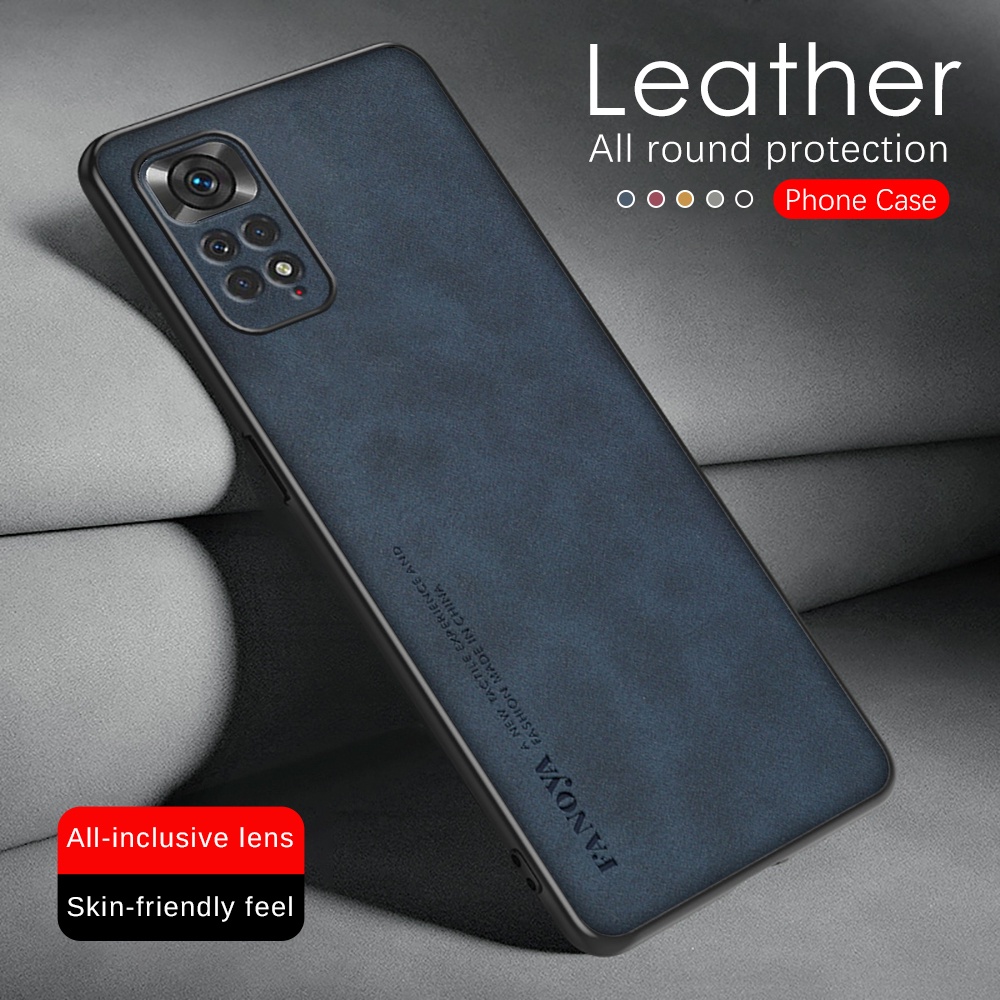Ốp Điện Thoại Da Nhám Phong Cách Retro Cho Xiaomi Redmi Note 11s 11 Pro+ 11Pro 11E Pro 5G Note11 Note11Pro 4G 5G