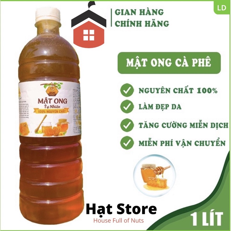 1lít MẬT ONG HOA CÀ PHÊ NGUYÊN CHẤT 100%