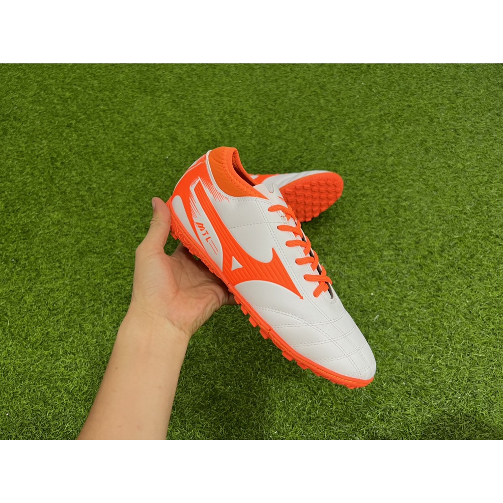 Giày đá bóng  MIZUNO Cổ cao_sân cỏ nhân tạo_may đế_phiếu bảo hành