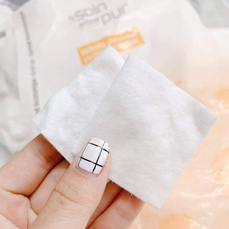 Bông tẩy trang Tetra Le Soin Laretat Pur 500 miếng