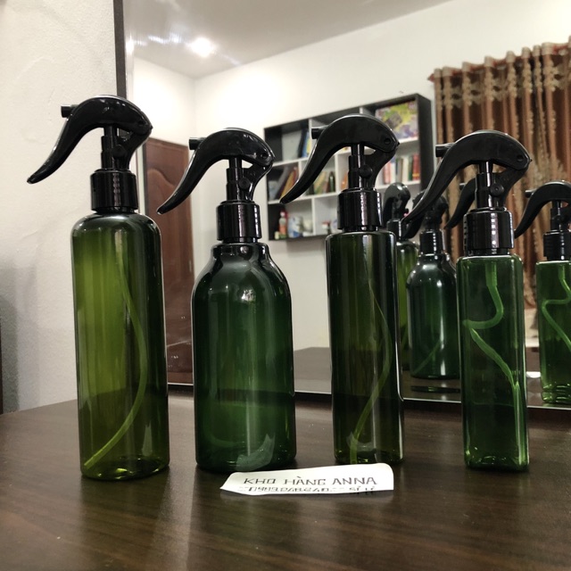 Chai nhựa Đủ màu 100ml/ 150ml/ 200ml/ 250ml/ 300ml- Chai Nâu/ trong suốt/ xanh rêu/ trắng