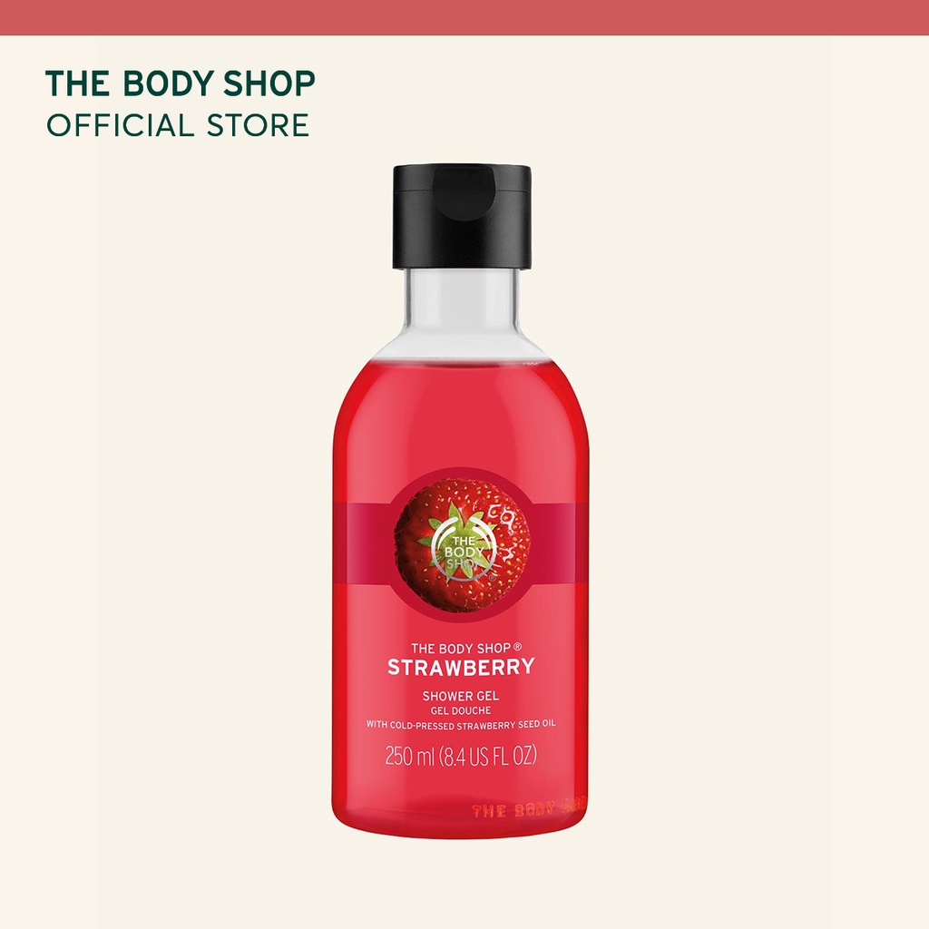 Sữa tắm dạng gel The Body Shop Strawberry Shower Gel 250ml (gel tằm dâu)