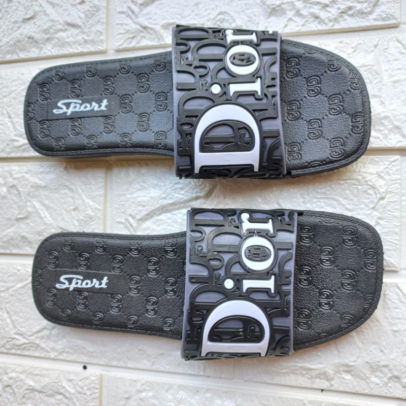 Dép nữ quai ngang thời trang.Quai ngang chữ nổi đẹp