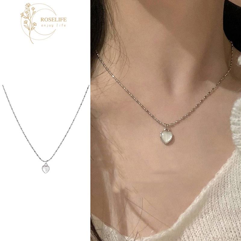 Vòng cổ Mặt Vỏ Sò Trái Tim Thời Trang Dành Cho Nữ