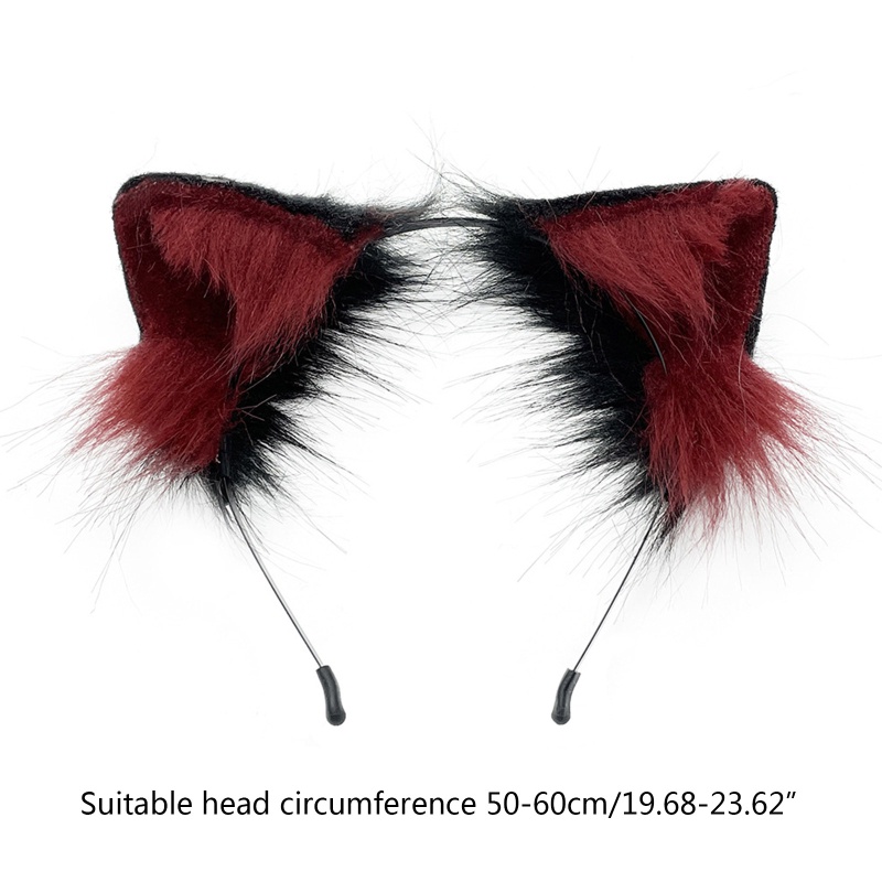 Băng Đô Tai Mèo Mềm Mại Hóa Trang Halloween