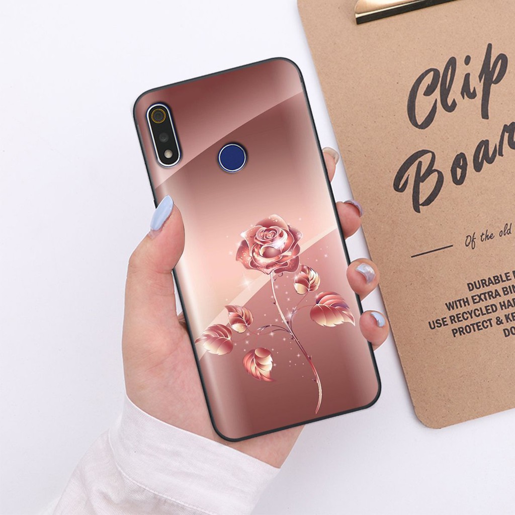 Ốp lưng Realme C3 hình hình hoa, thiên nga, đẹp thời trang - CAO CẤP - SANG TRỌNG