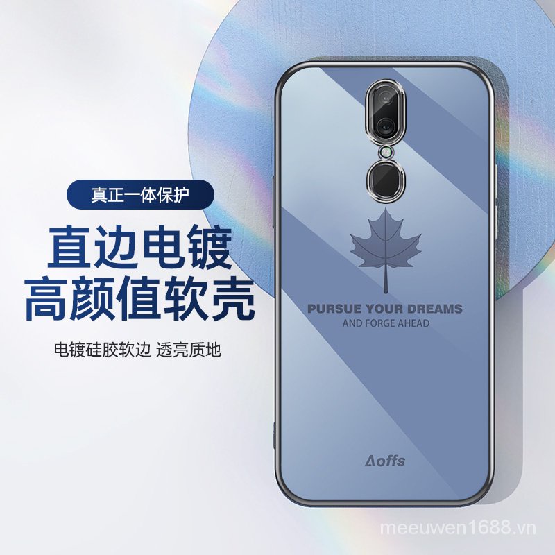 Ốp điện thoại QIANZI in họa tiết lá phong cho Oppo F11 Pro Oppo F11 Oppo F11