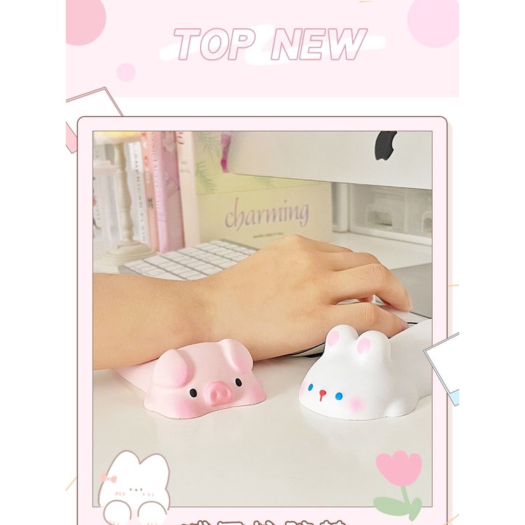 Đệm Lót Chuột / Bàn Phím Máy Tính / Cổ Tay Họa Tiết Hoạt Hình Dễ Thương Tiện Dụng Cho Gia Đình / Văn