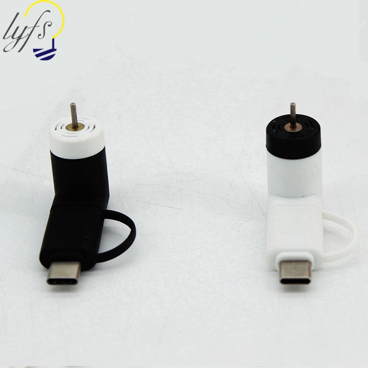 Quạt mini cổng USB Type C thiết kế 2 trong 1 cho điện thoại