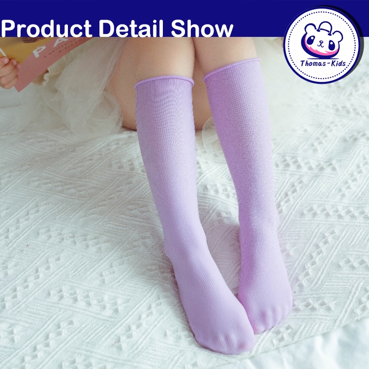 Vớ Dài Trung Bình Thoáng Khí Cho Bé Gái 1-12 Tuổi