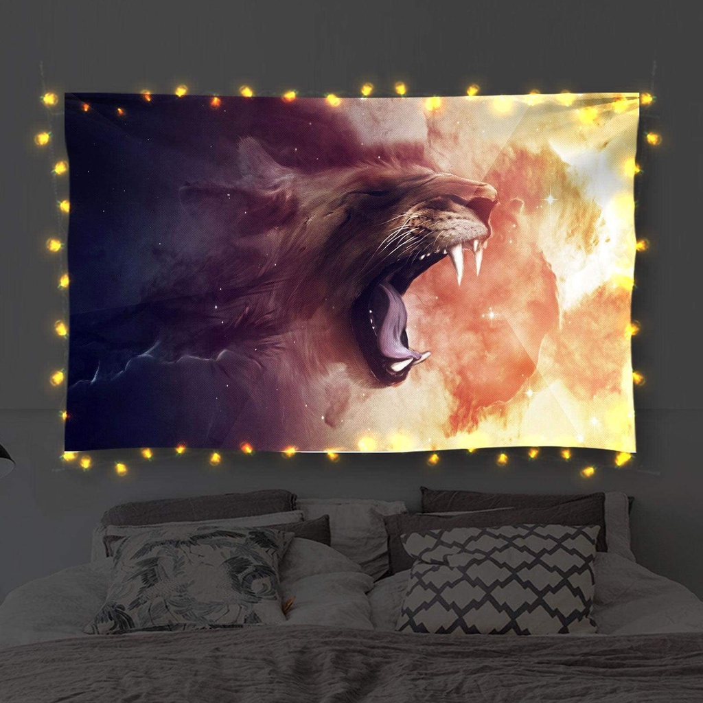 Tranh vải treo tường ❤️FREESHIP❤️ The Moon Decor trang trí nhà cửa 130x150cm Khổ lớn