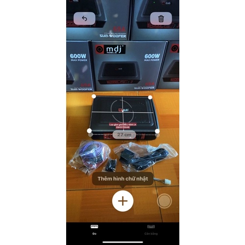 Loa gầm ghế MDJ 69A