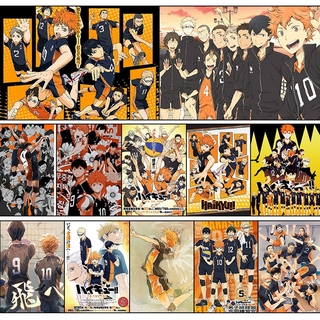 Áp Phích Dán Tường In Hình Anime Haikyuu Trang Trí Nhà Cửa