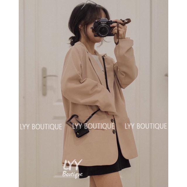 Áo khoác nữ BLAZER trơn hai lớp VEST nữ 4 màu  cực xinh hàng Quảng Châu LYY BOUTIQUE