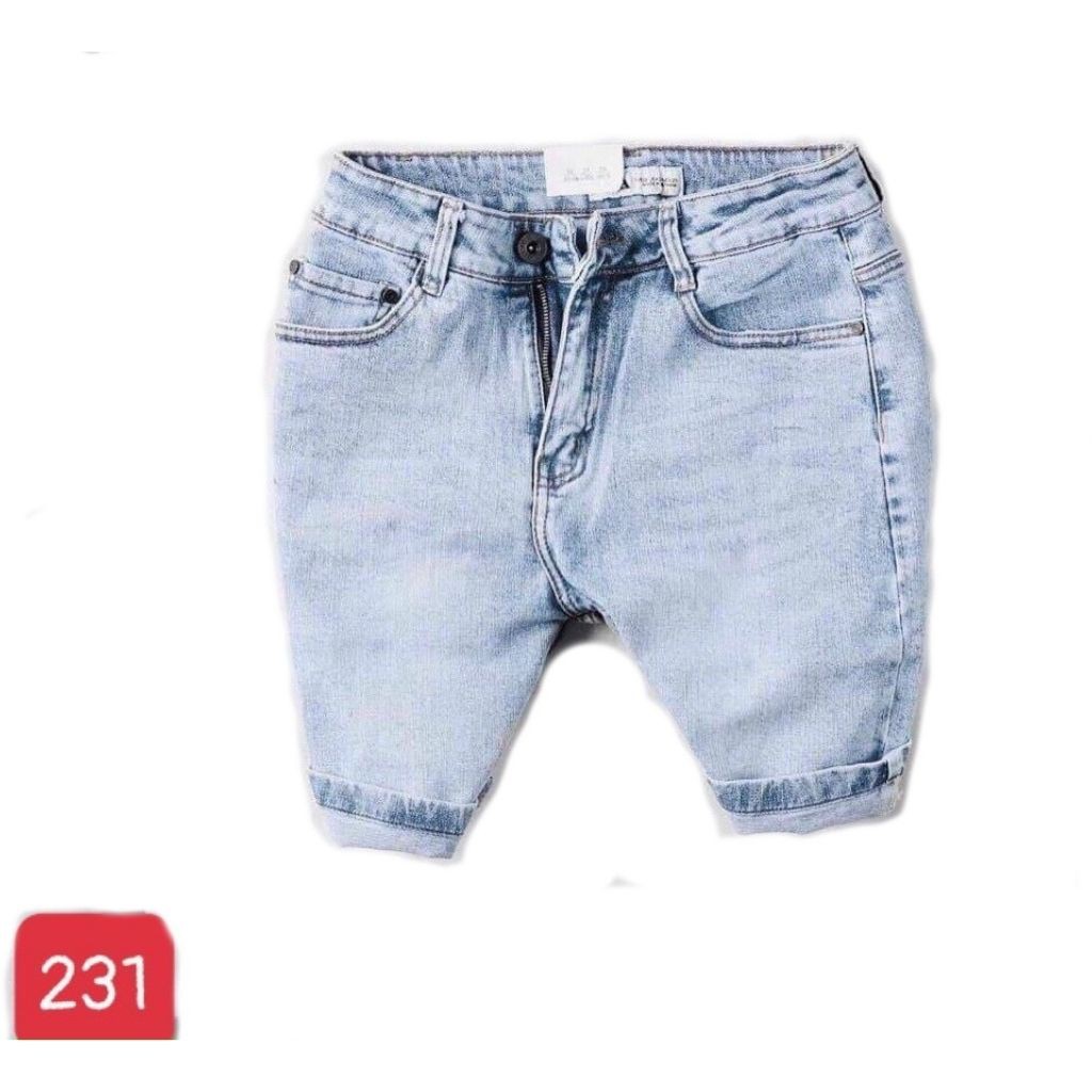 Quần Short Nam DR231BB -Quần short Jean Bò Cao Cấp Chất Jean Co Dãn Hàng Xuất Shop From Chuẩn Cực Đẹp