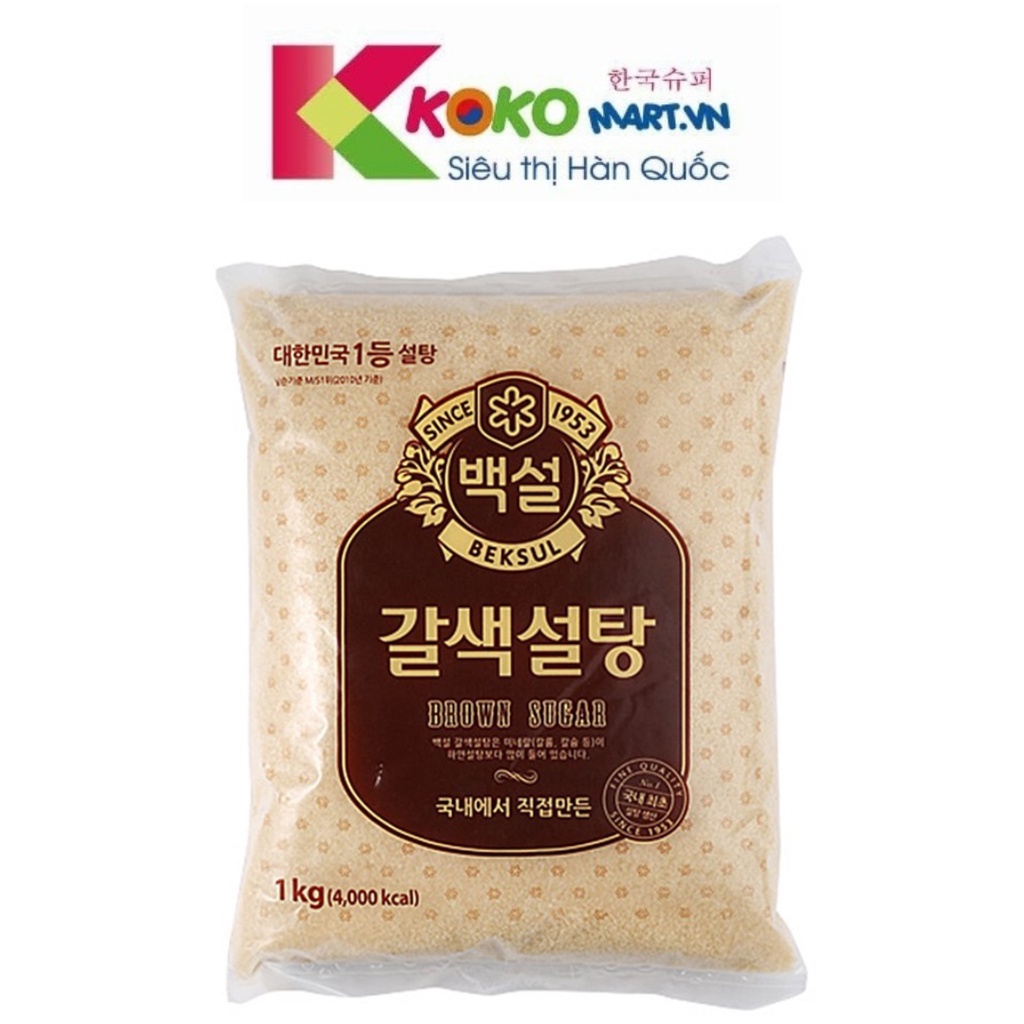 Đường Nâu Vàng Beksul Hàn Quốc 1kg