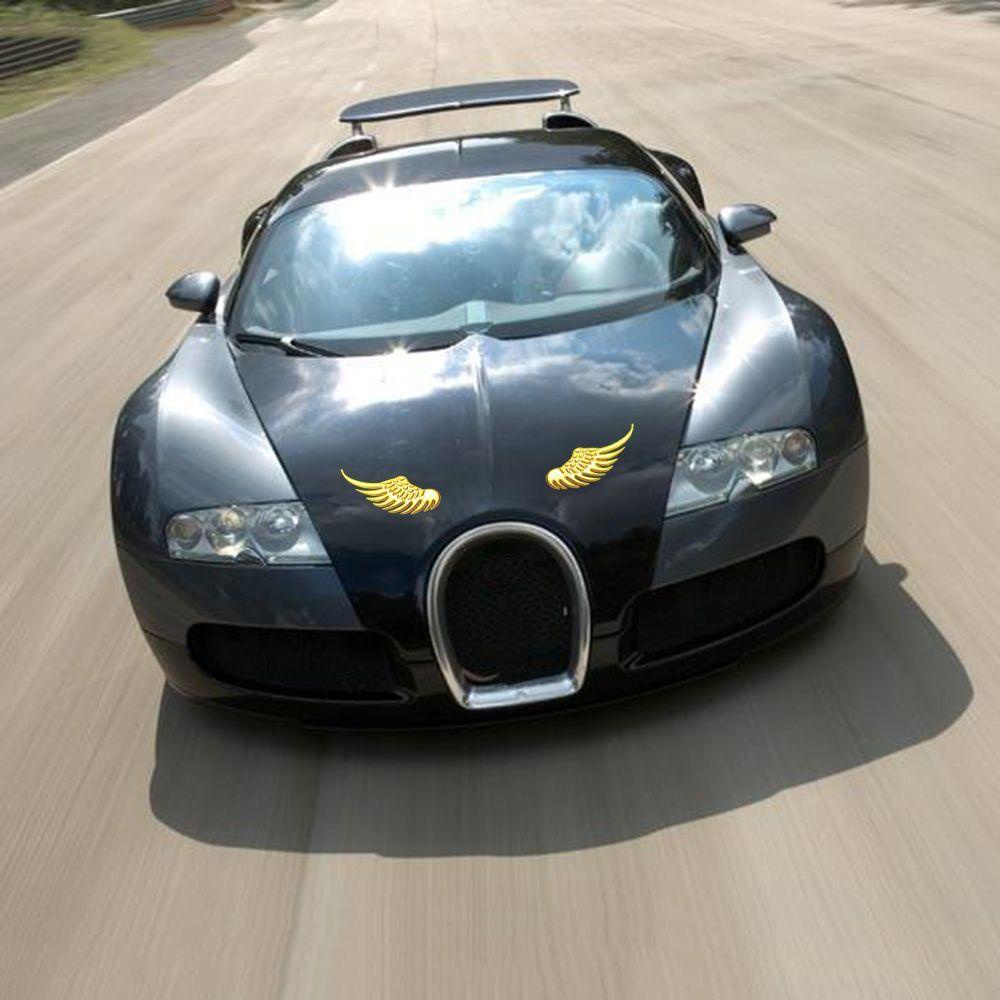 Miếng Dán Kim Loại Hình Đôi Cánh Đại Bàng 3D Trang Trí Xe Hơi VANES1