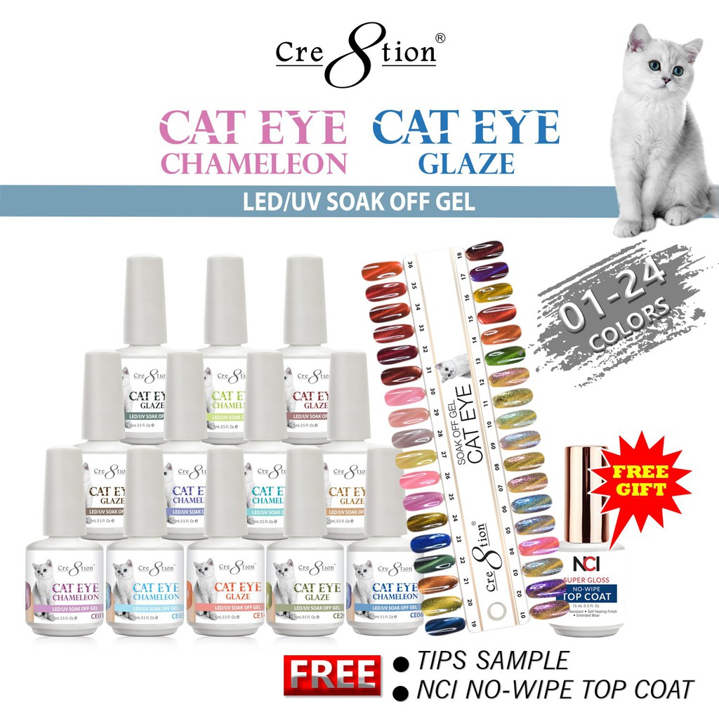 Sơn gel Cateye (Mắt mèo) 150k/chai Cre8tion của Mỹ