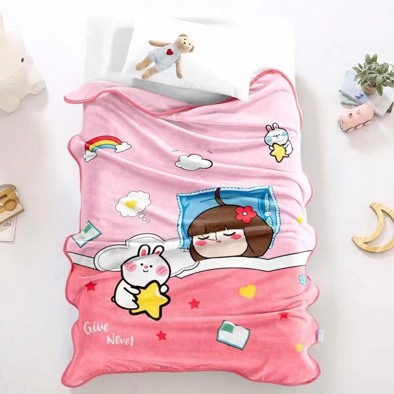 Chăn Tuyết , Chăn Hè Mùa Thu Đông Cho Bé Sơ Sinh Chăn Đi Học Siêu Mềm Ấm Size 100 X140 Hàng Loại 1