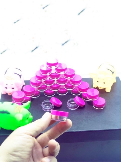 Combo 10 hũ chiết kem mỹ phẩm 3g
