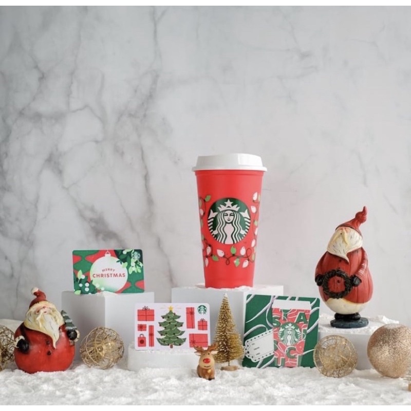 Ly Reusable Starbucks Noel/ Kỷ Niệm 50 Năm