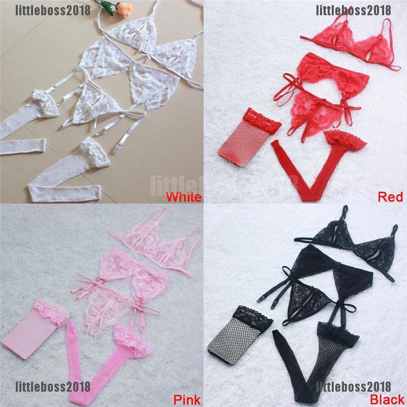 Set đồ lót 4 món hóa trang gợi cảm xinh xắn dành cho nữ | BigBuy360 - bigbuy360.vn