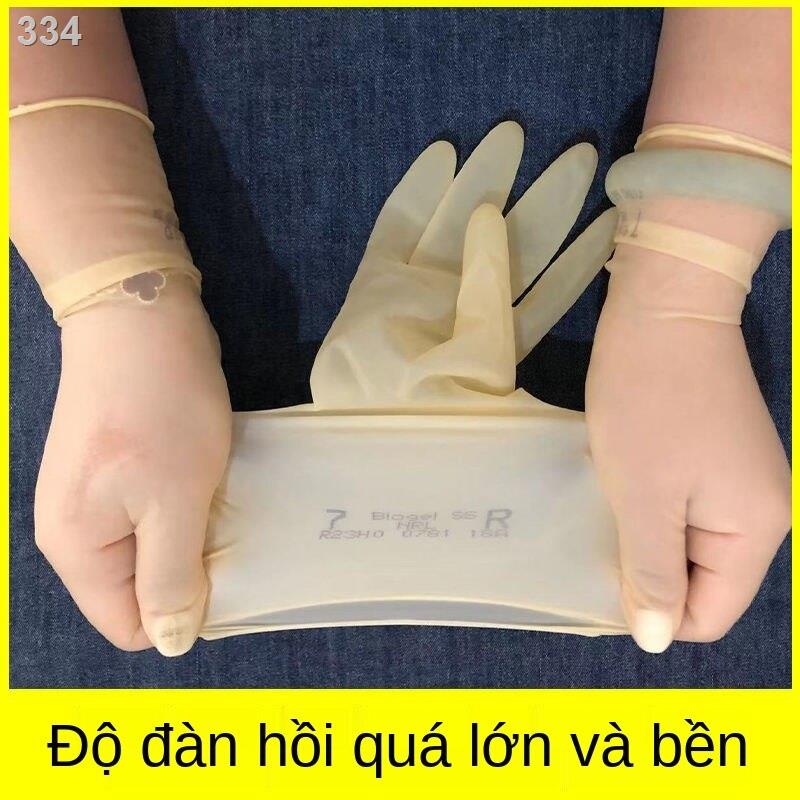 Găng tay gân bò dùng một lần không thấm nước nhà bếp gia dụng làm sạch vệ sinh chọn bảo chống mài mòn dài tóc