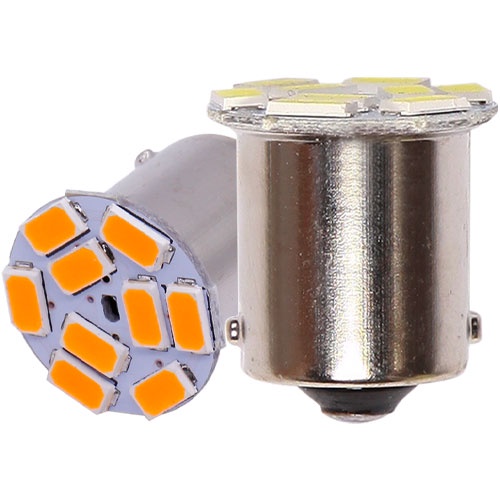 Đèn Xi Nhan Kevanly Ánh Sáng Vàng S25 1156 Ba15S P21W Bau15S Py21W 5630 9smd Cho Xe Hơi