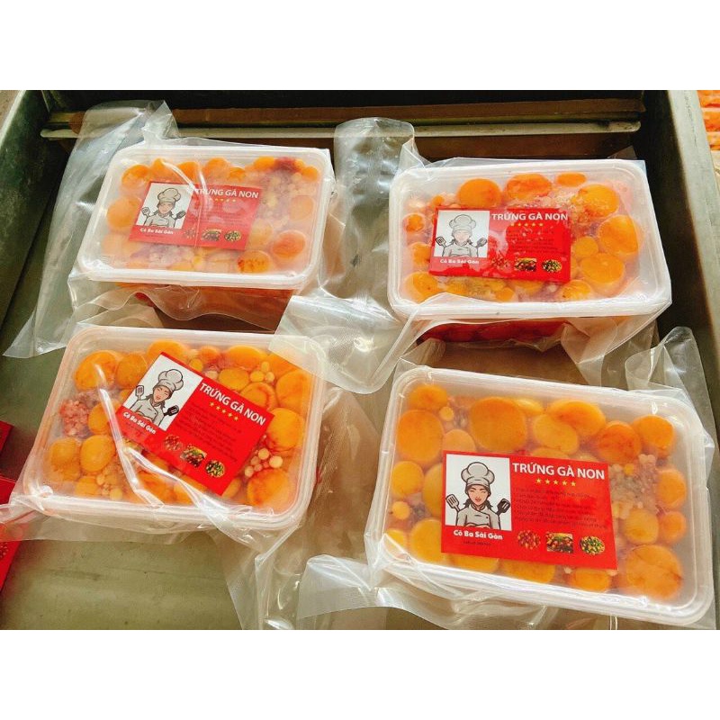 Trứng gà non hộp 500g